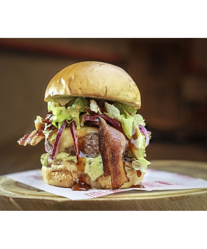 Hamb&uacute;rguer  Bacon ao Quadrado